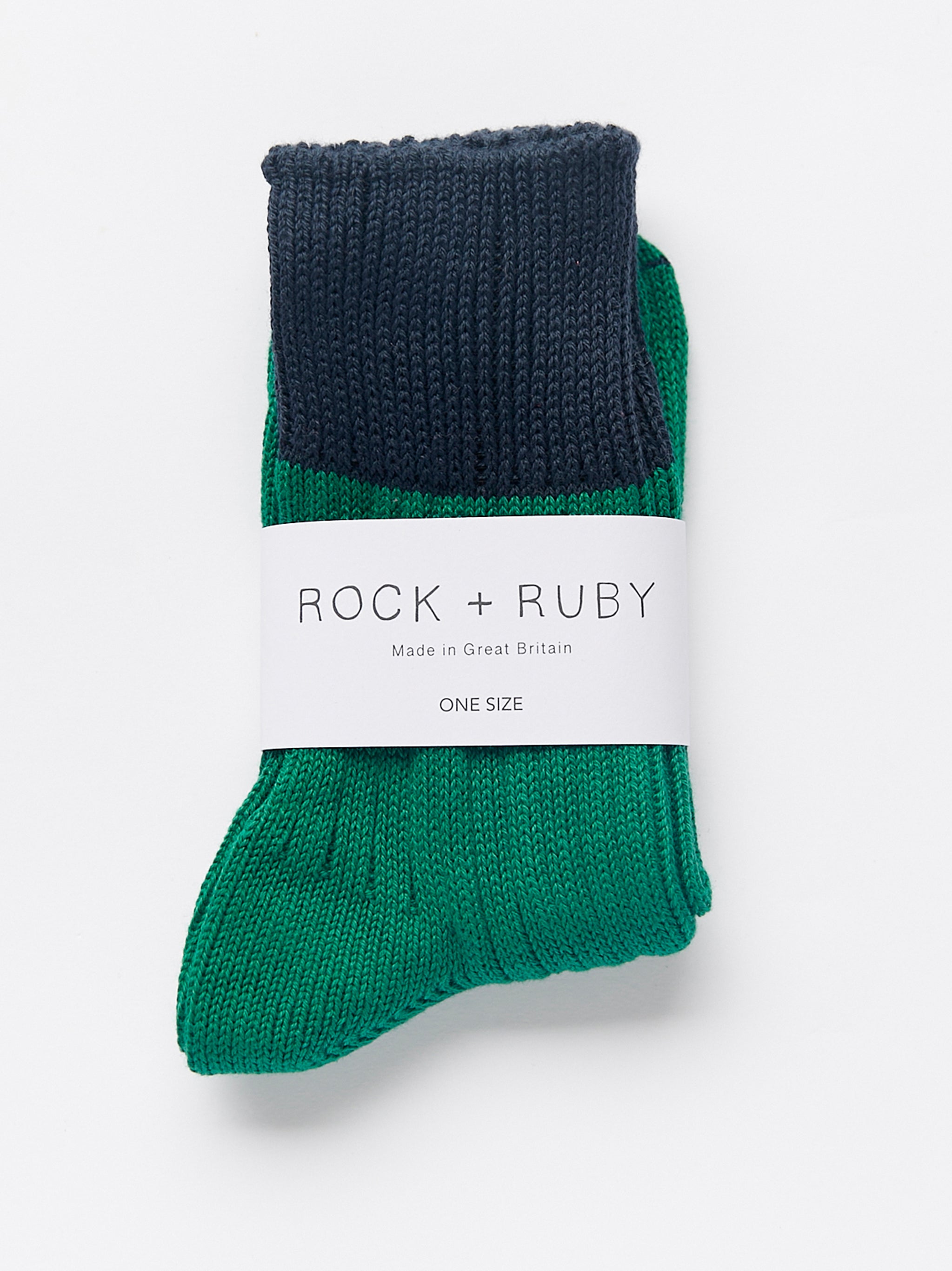 Rock and Ruby Wyona Socks - Forest Indigo