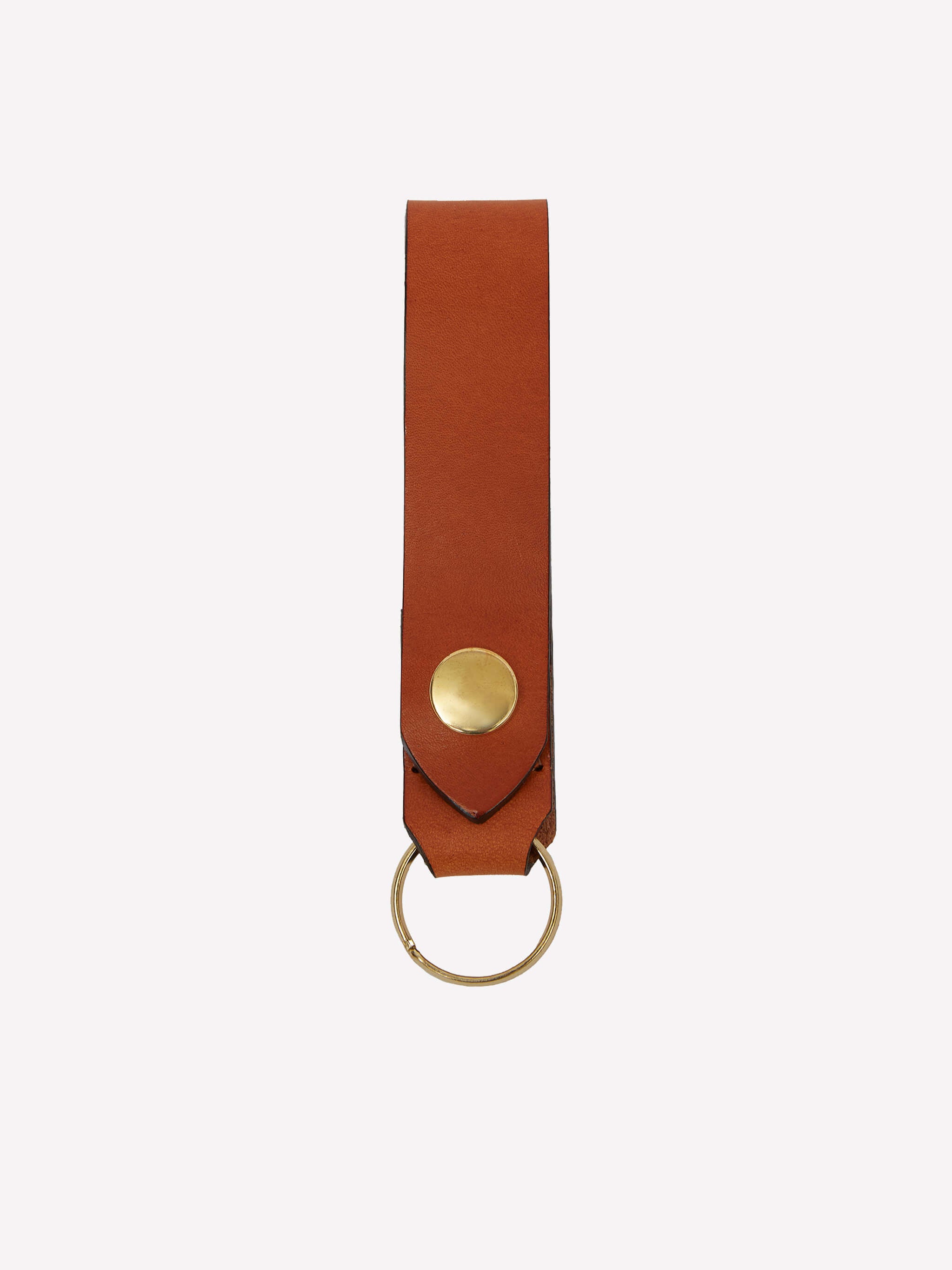 Bux Leather Keyring - Whiskey