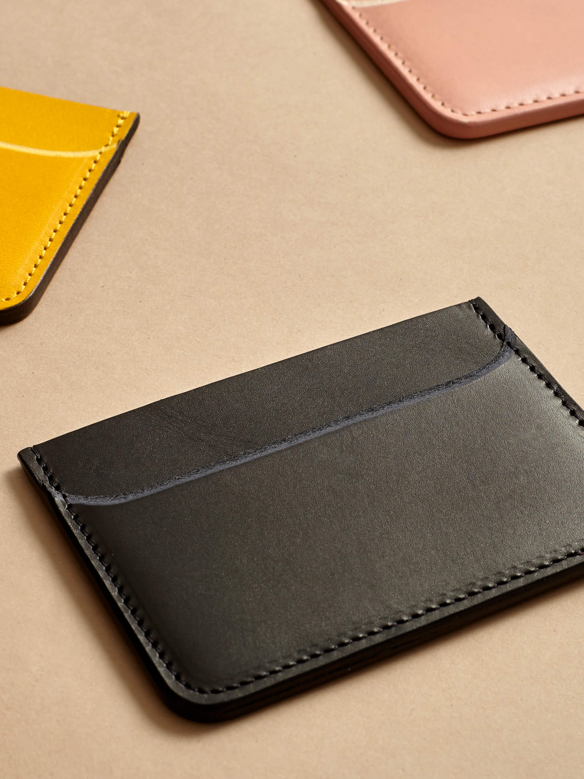 Socon Crafted Leather Cardholder - Black