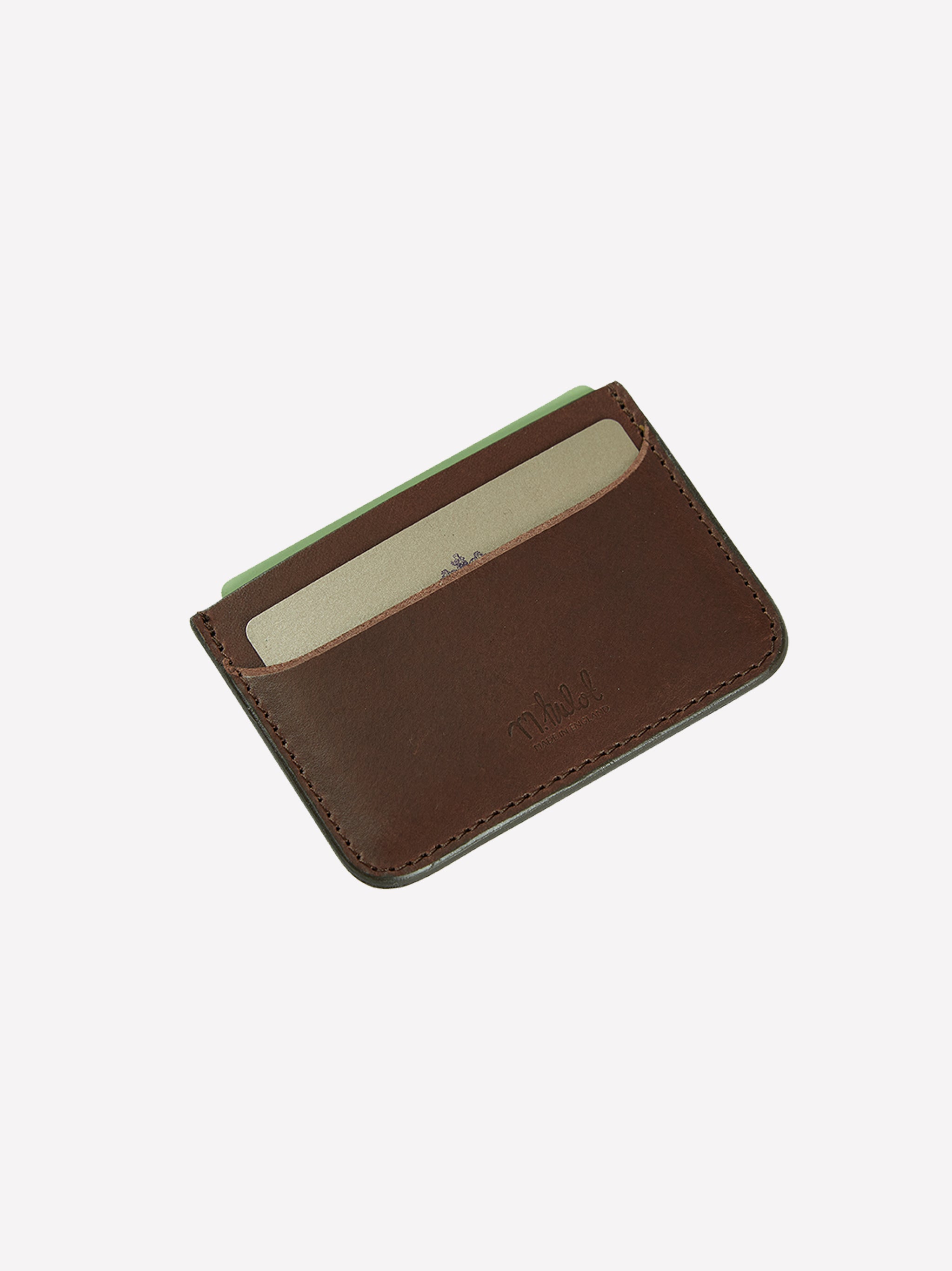 Socon Crafted Leather Cardholder - Chocolate