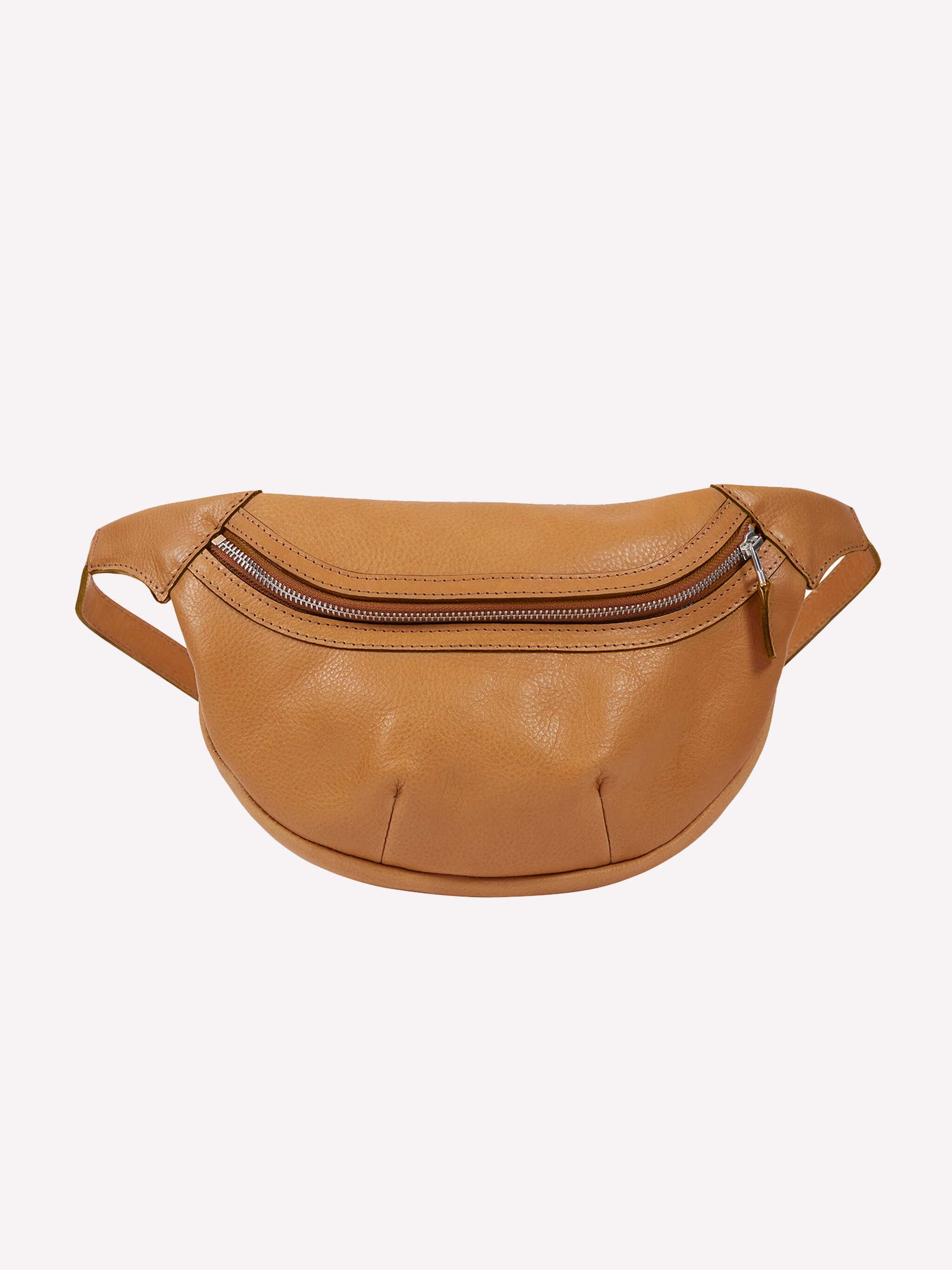 Loe Leather Bum Bag - Nude