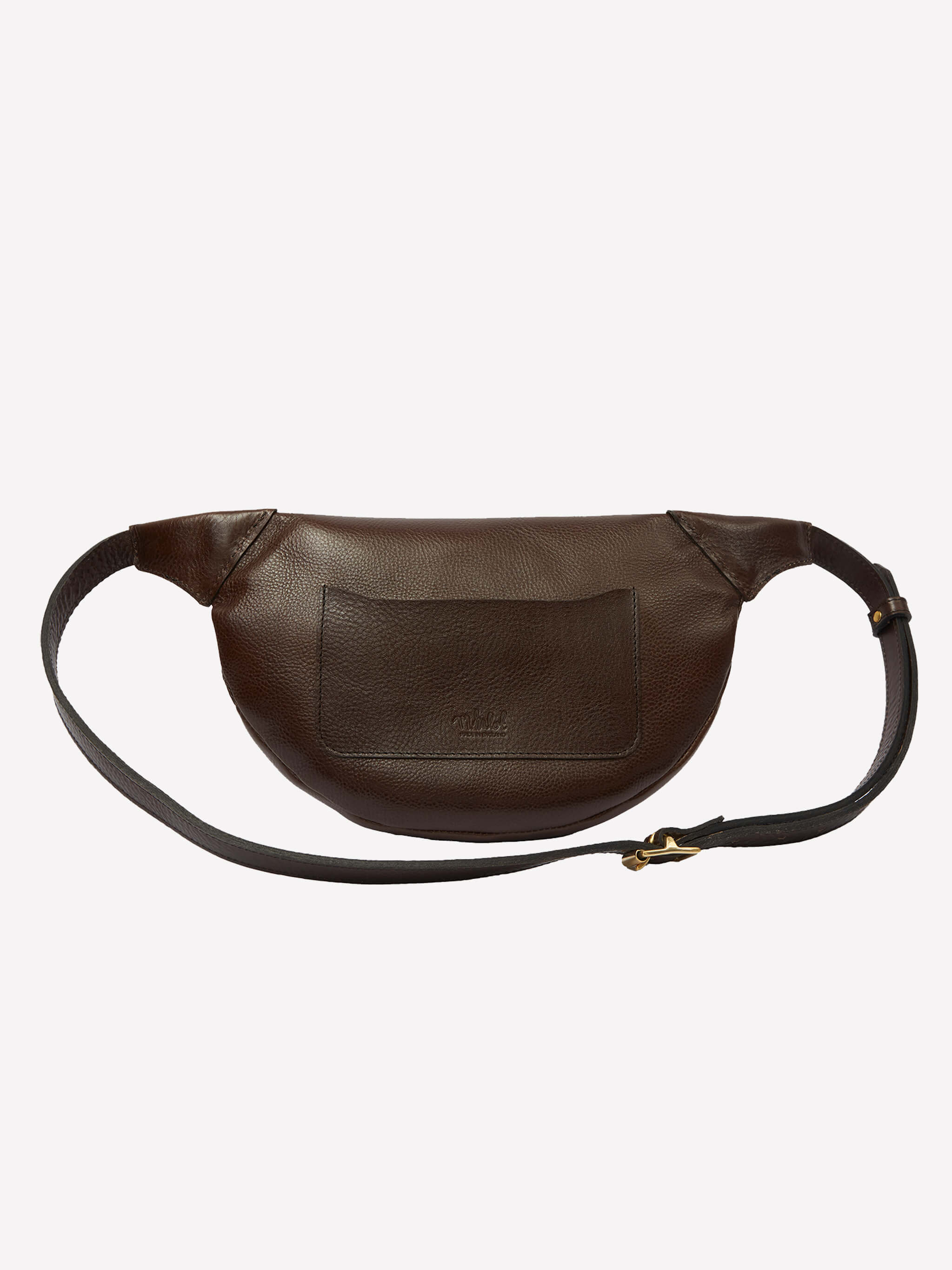 Loe Leather Bum Bag - Peat