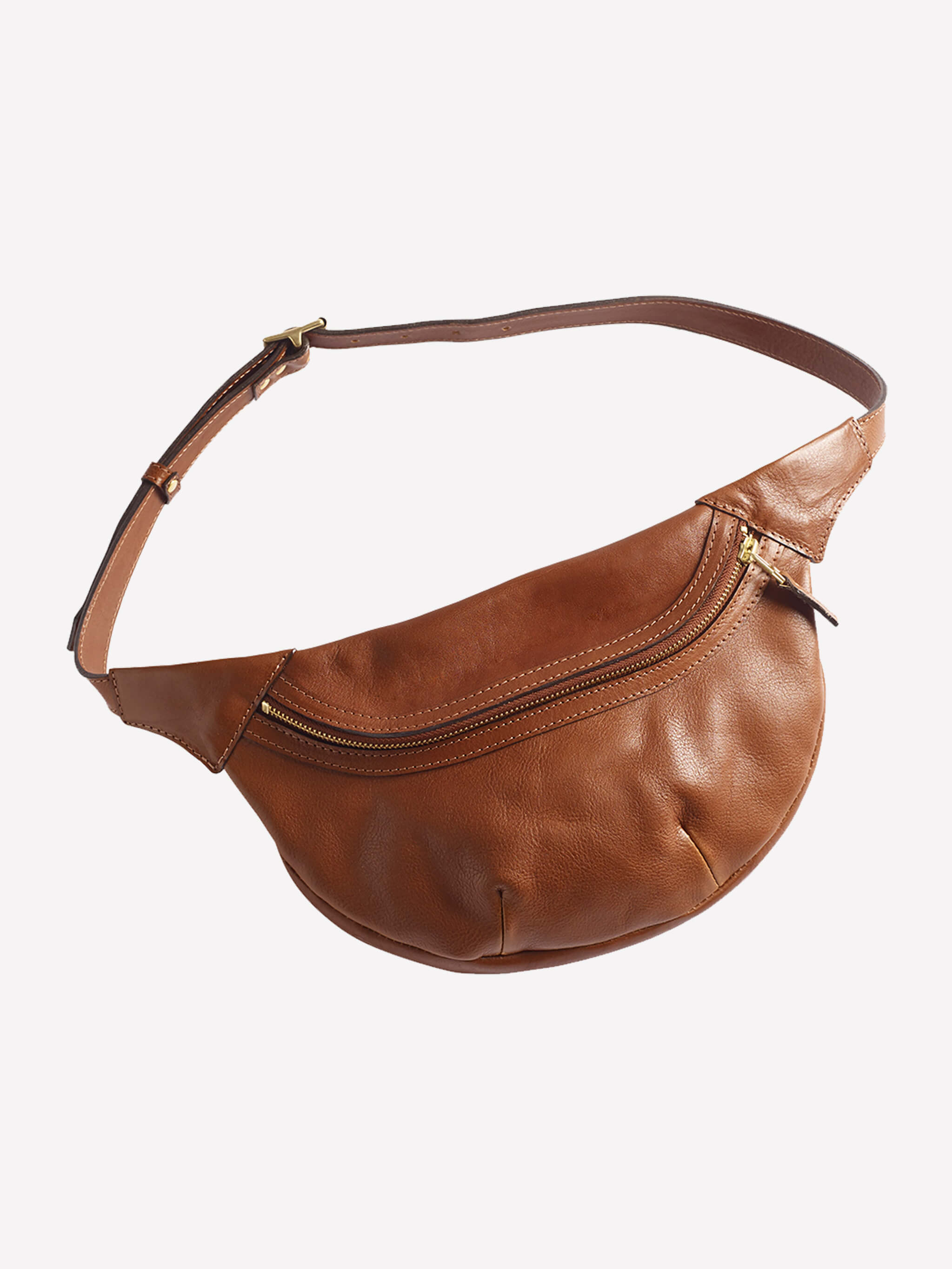 Loe Leather Bum Bag - Tan