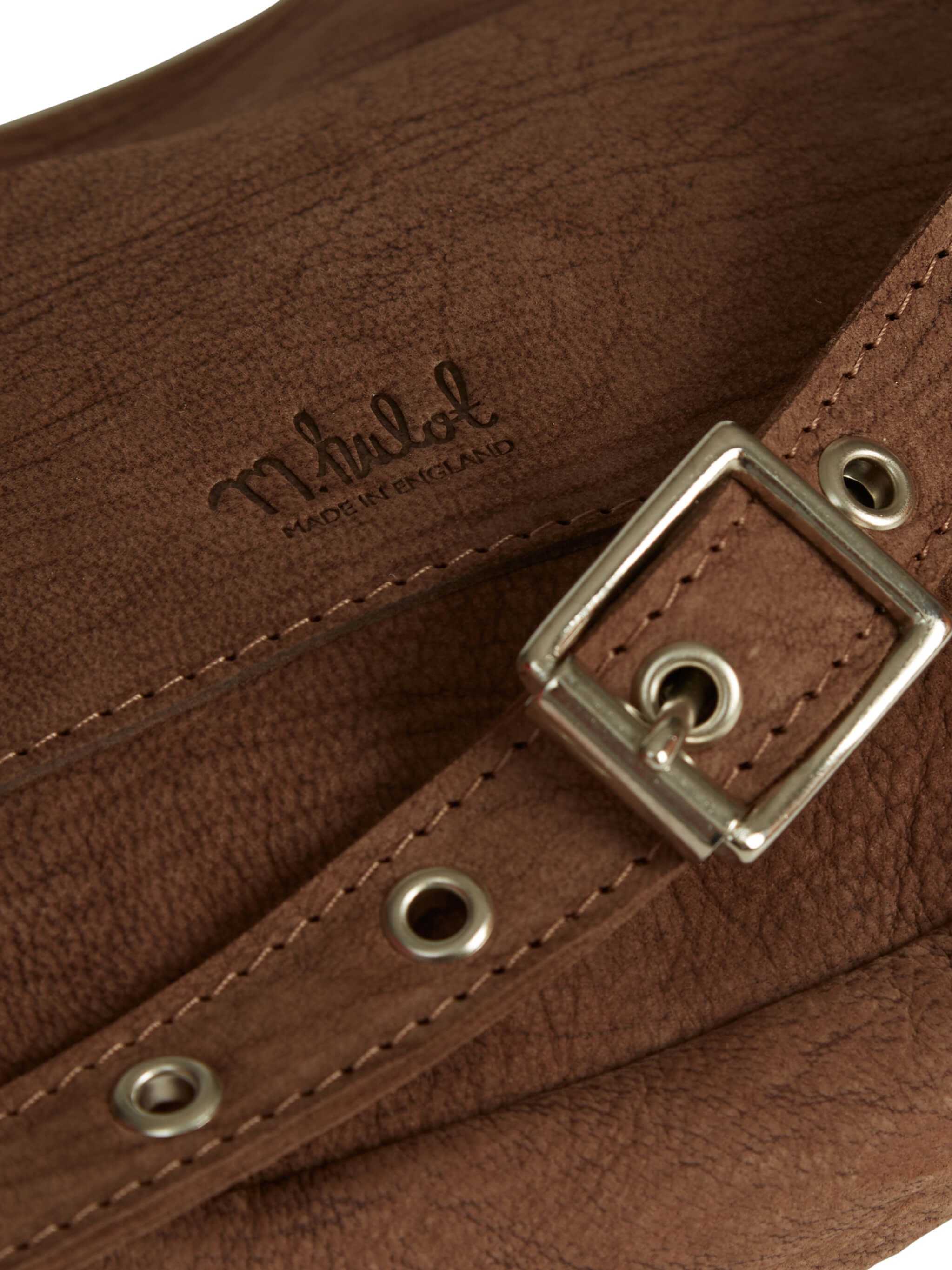 Loe Leather Bum Bag - Bitter Chocolate/Emerald