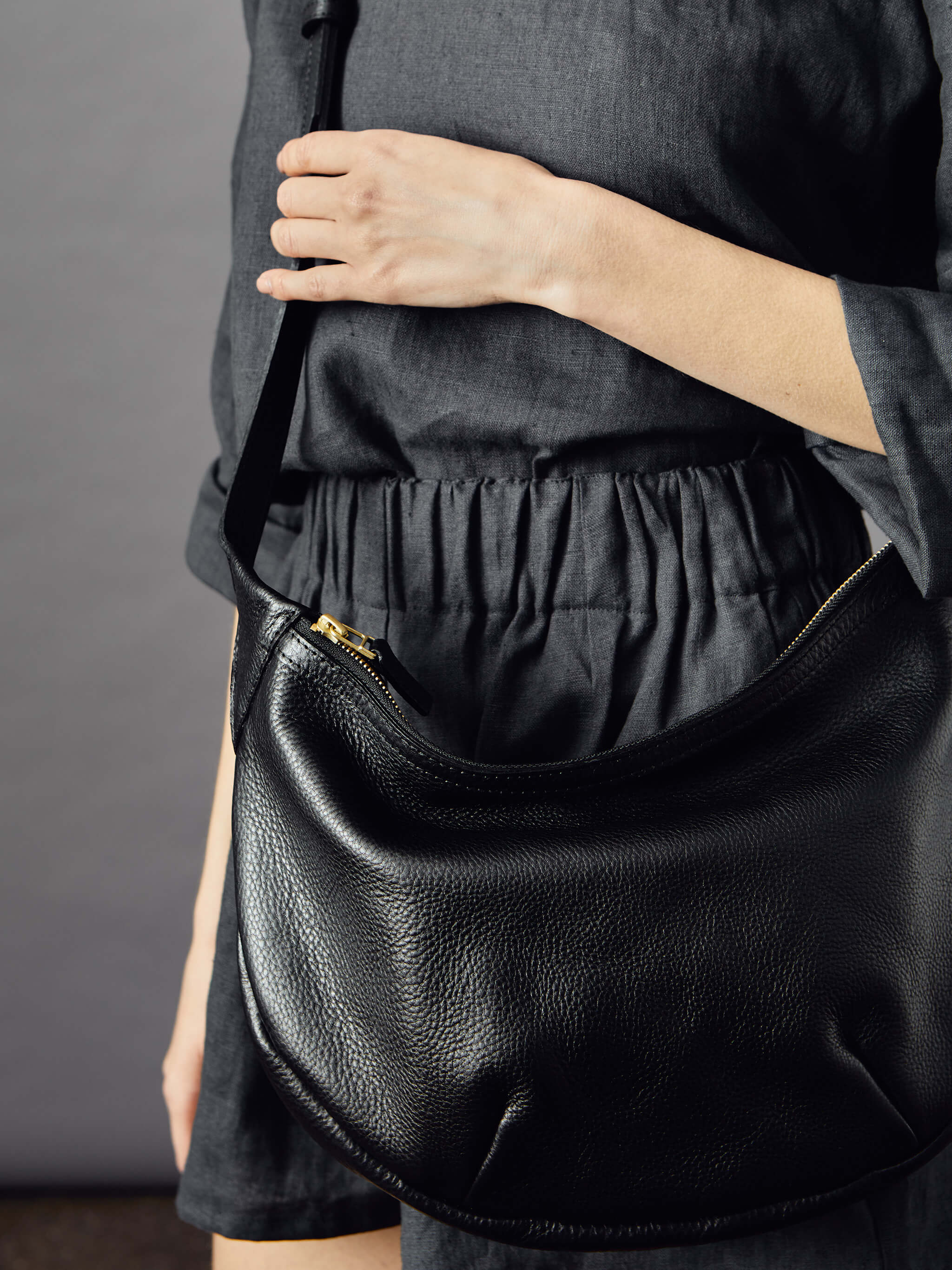 Mill Slouch Bag - Black