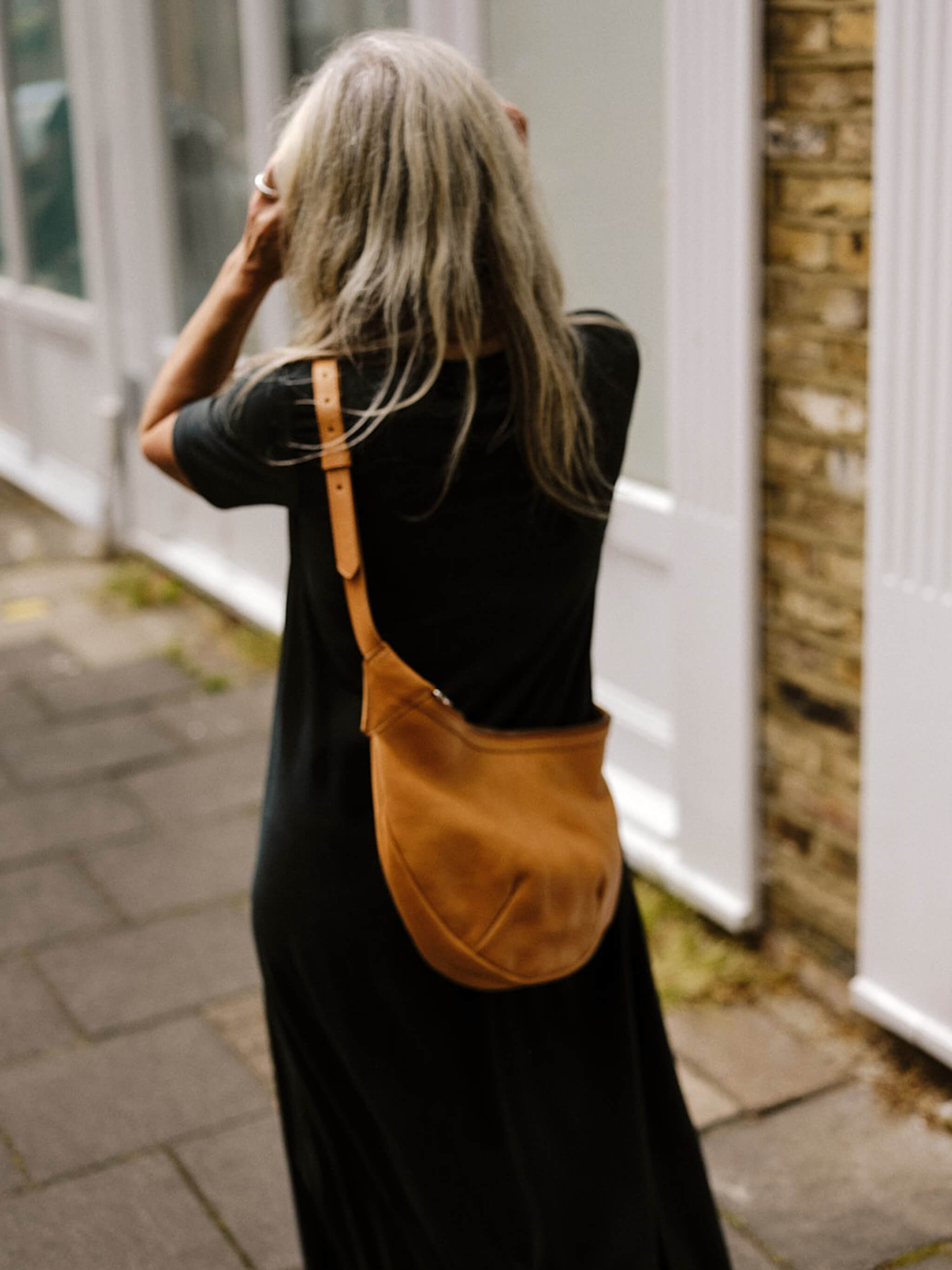 Mill Slouch Bag - Nude
