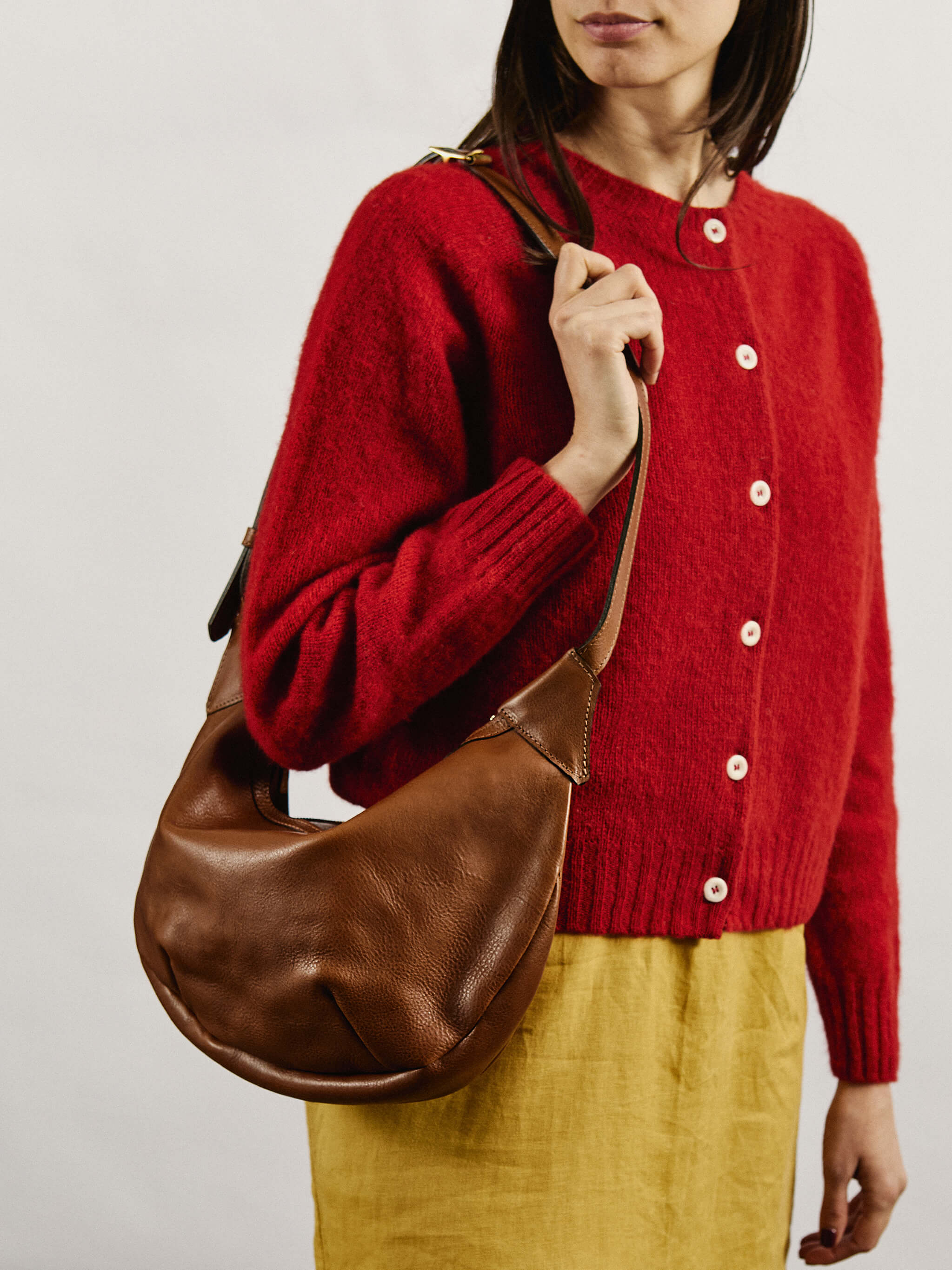 Mill Slouch Bag - Tan