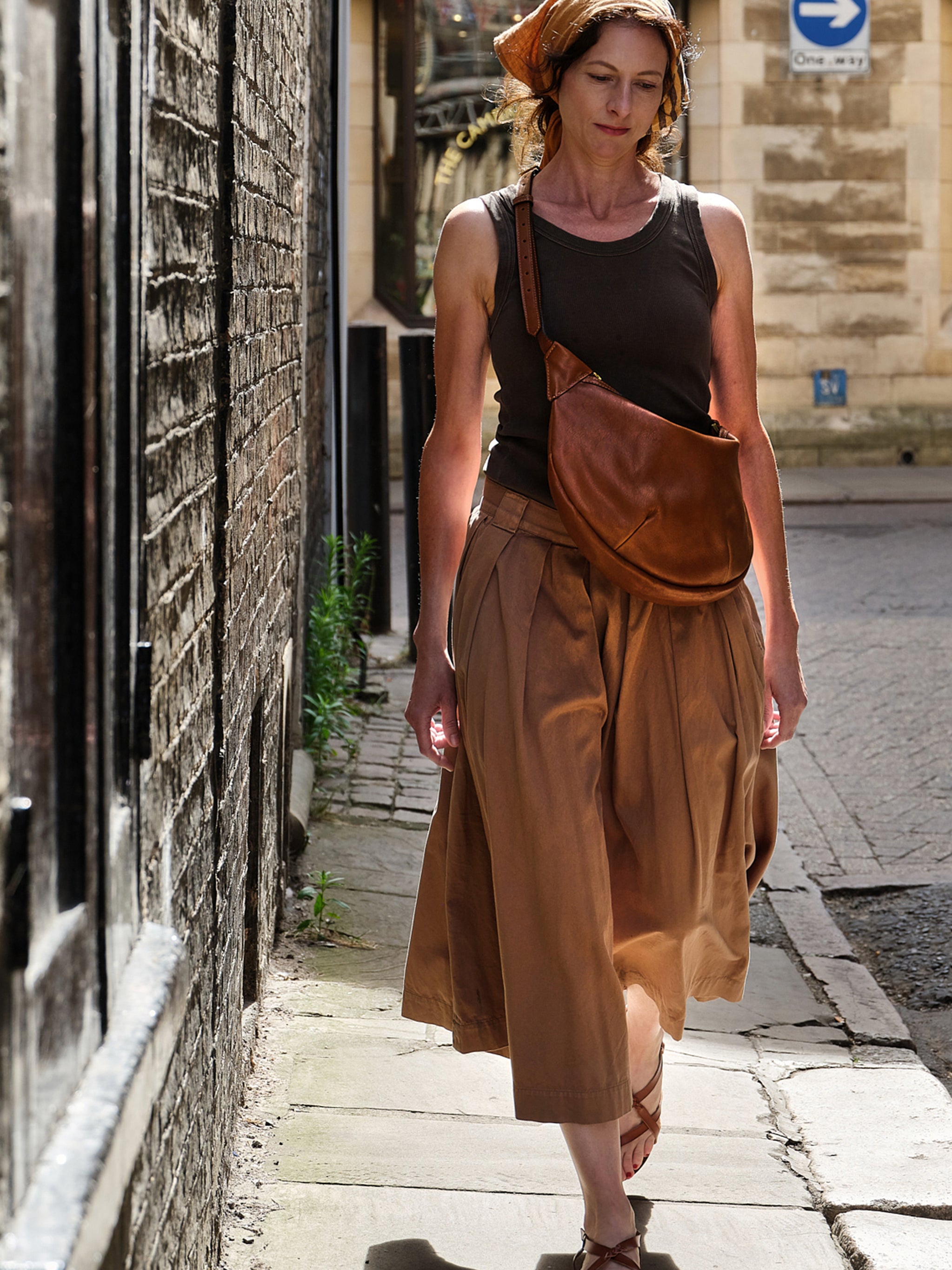 Mill Slouch Bag - Tan