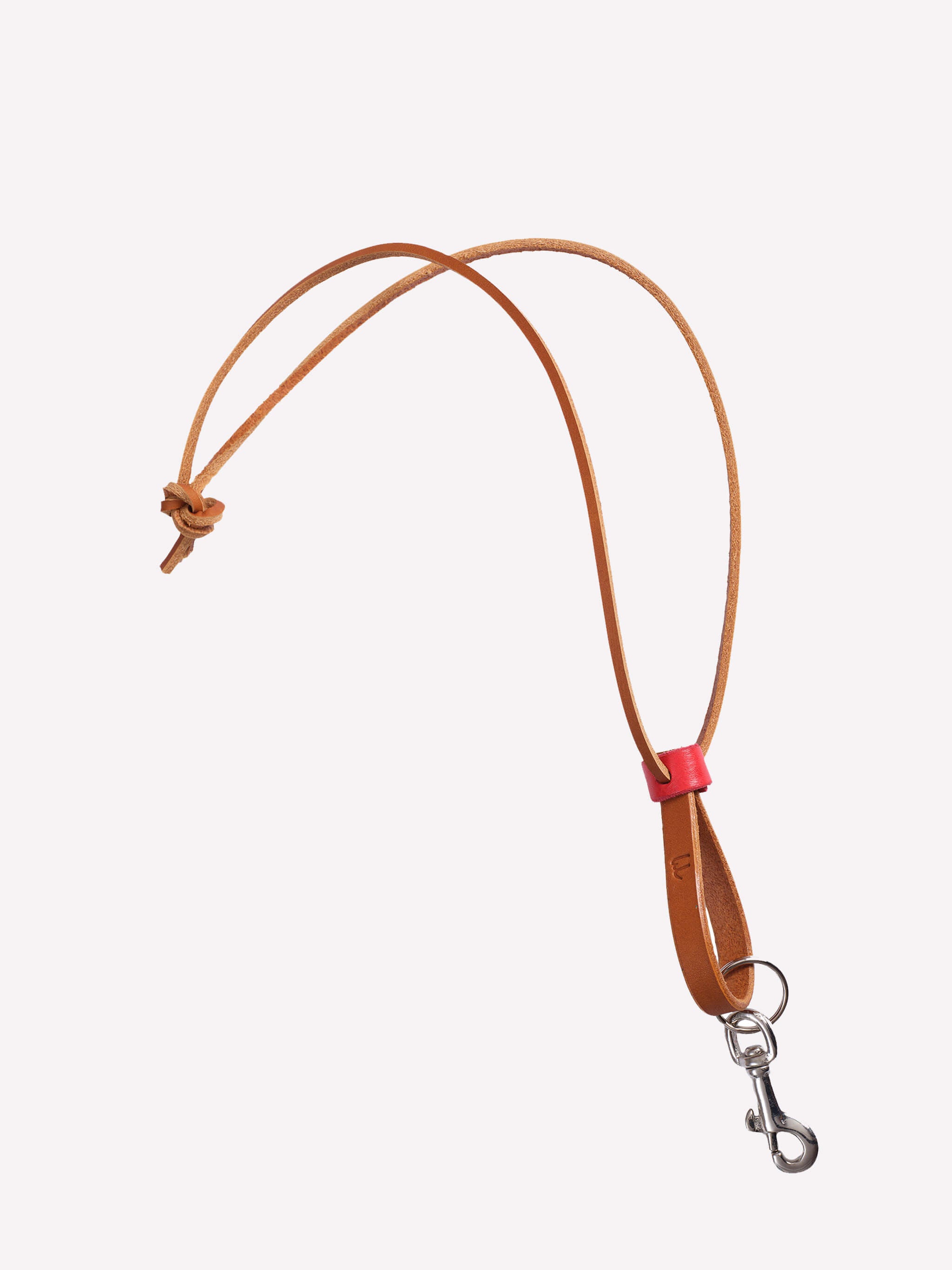 Mishk Lanyard - Tan/Red
