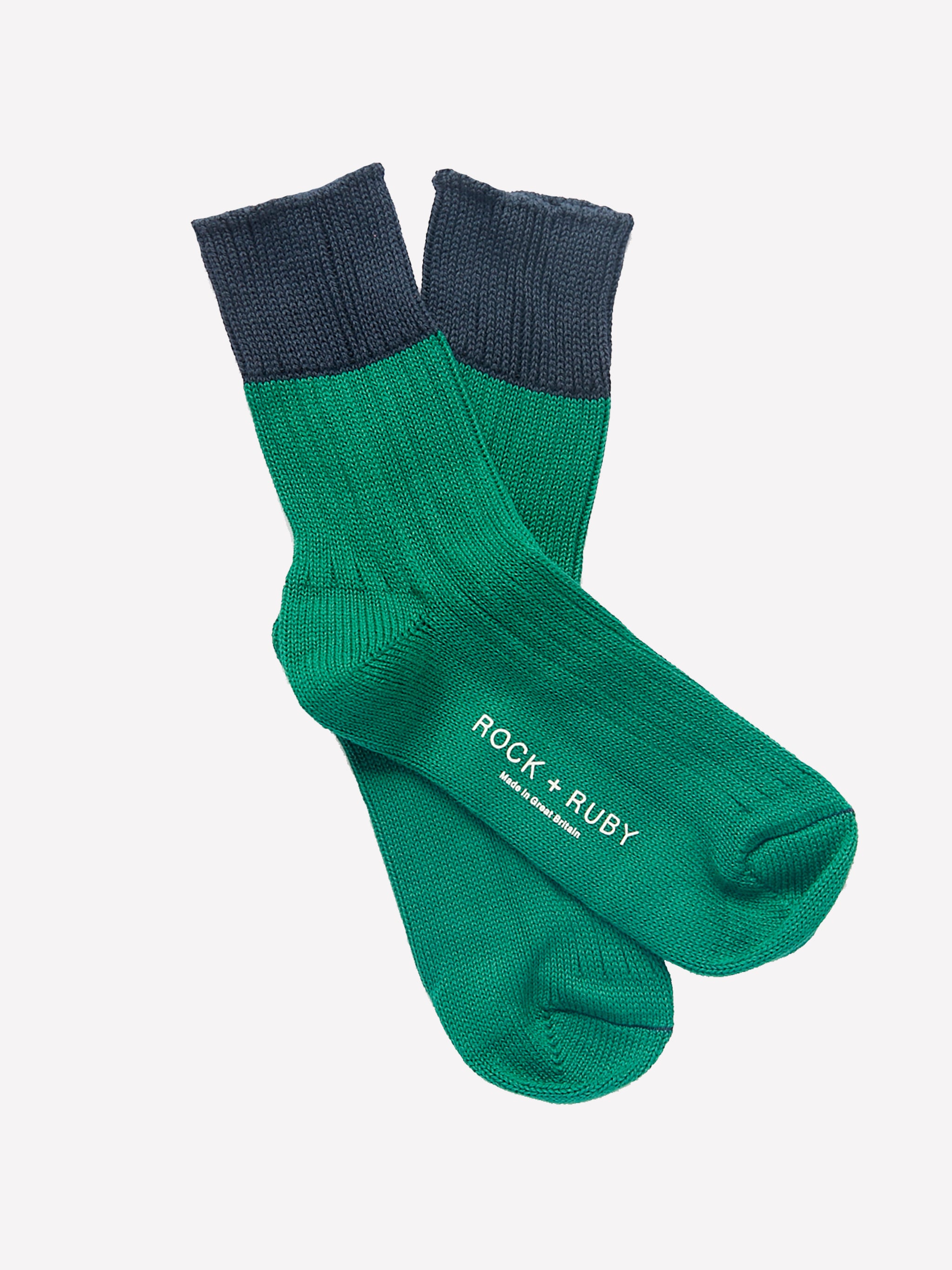 Rock and Ruby Wyona Socks - Forest Indigo