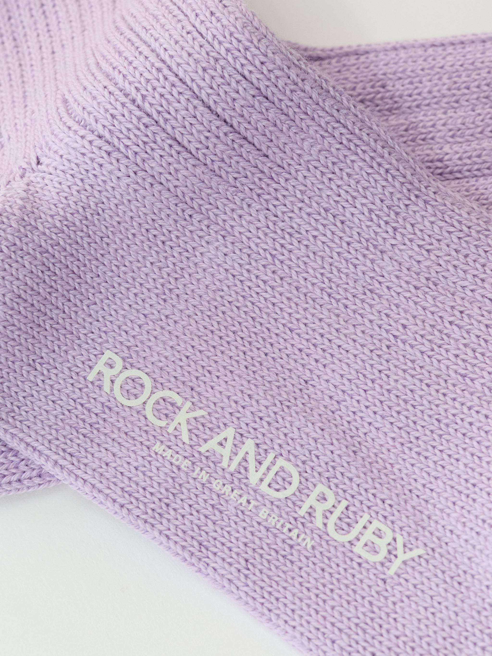 Rock and Ruby Wyona Socks - Lavender Red