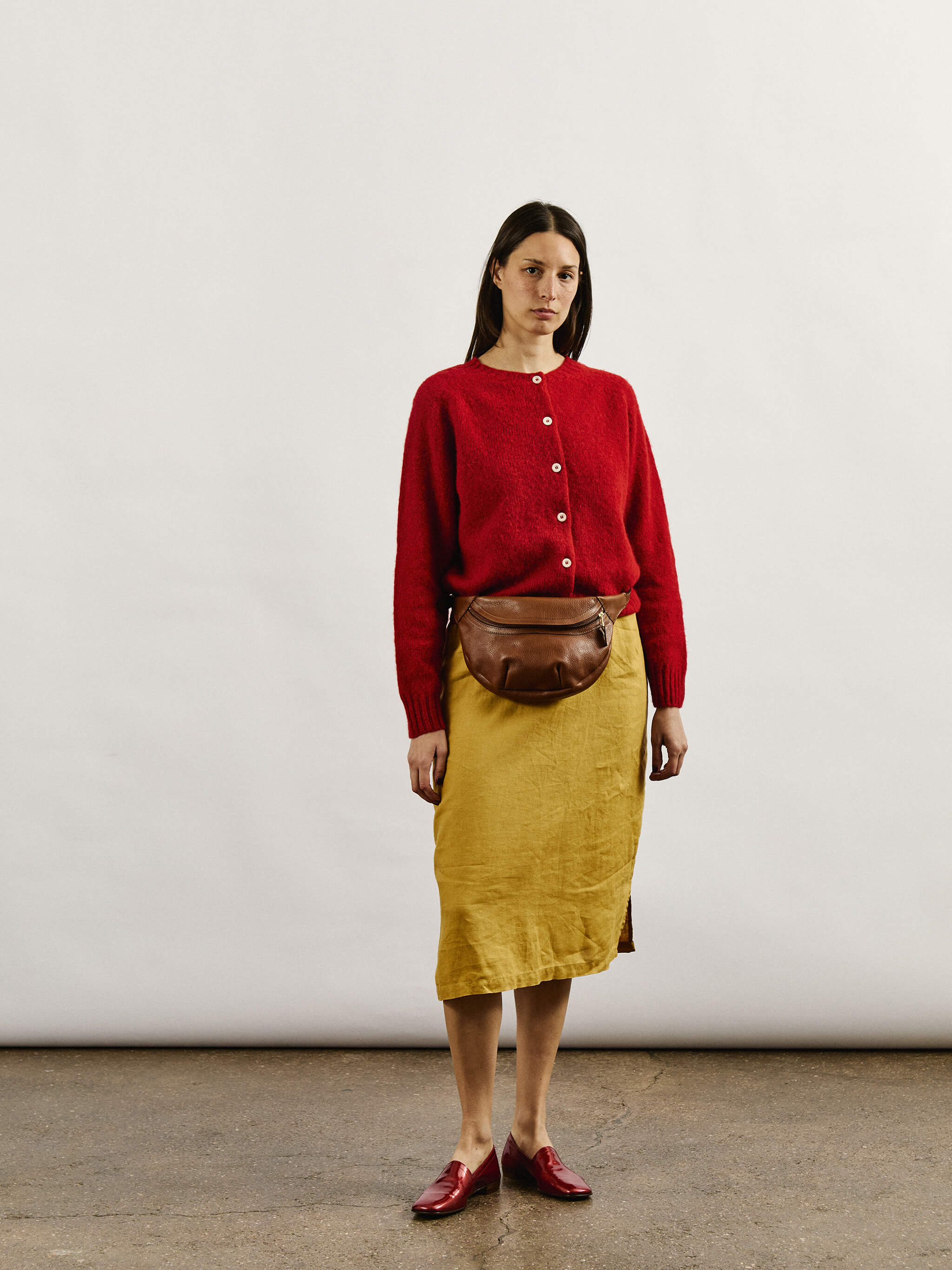 Loe Leather Bum Bag - Tan