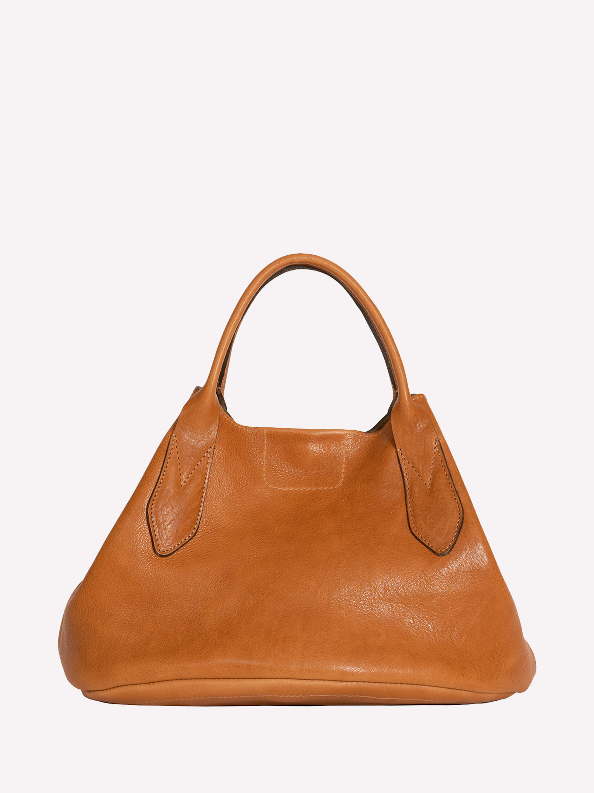 Hilda Leather Tote Bag - Tan