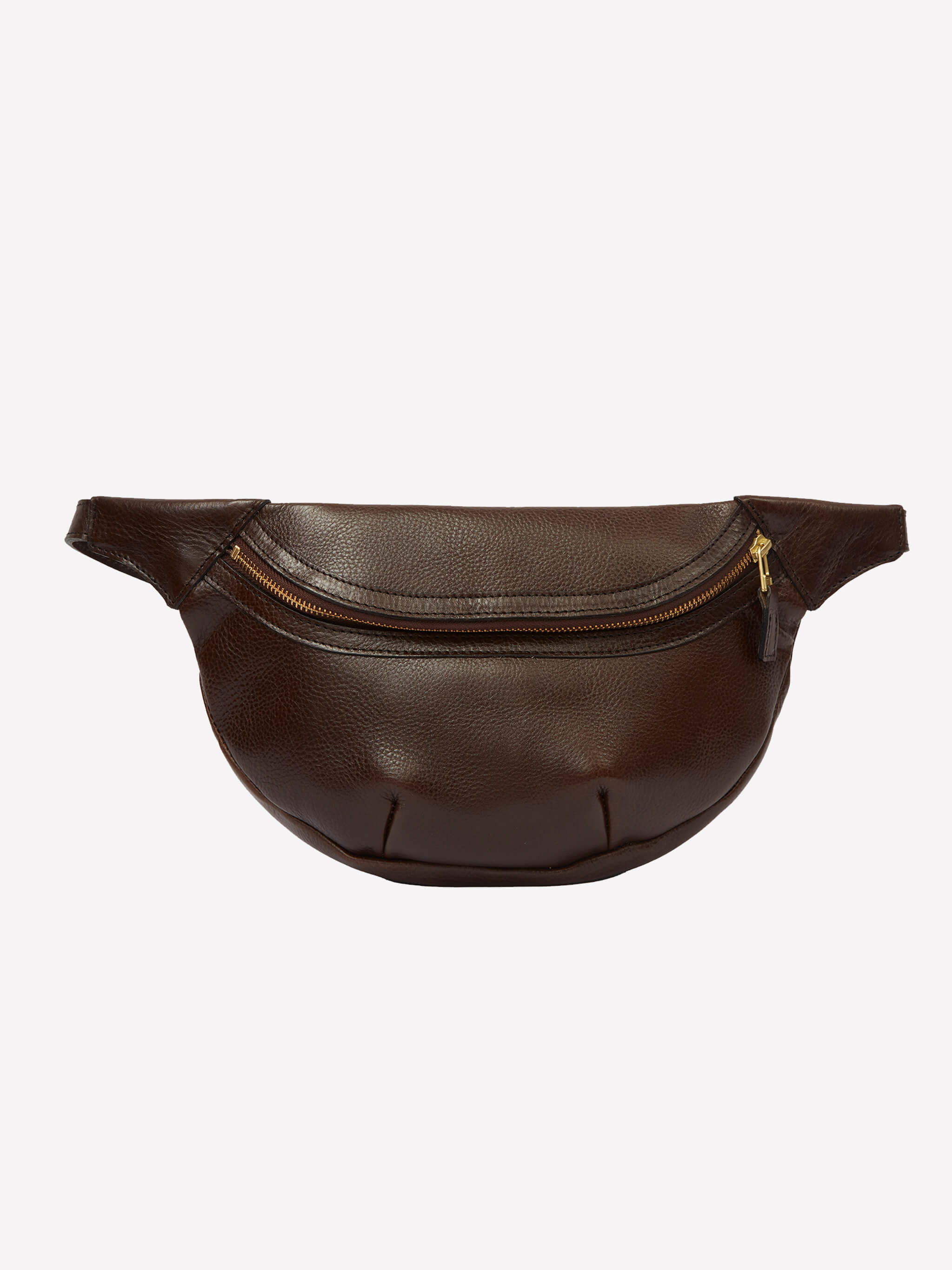 Loe Leather Bum Bag - Peat