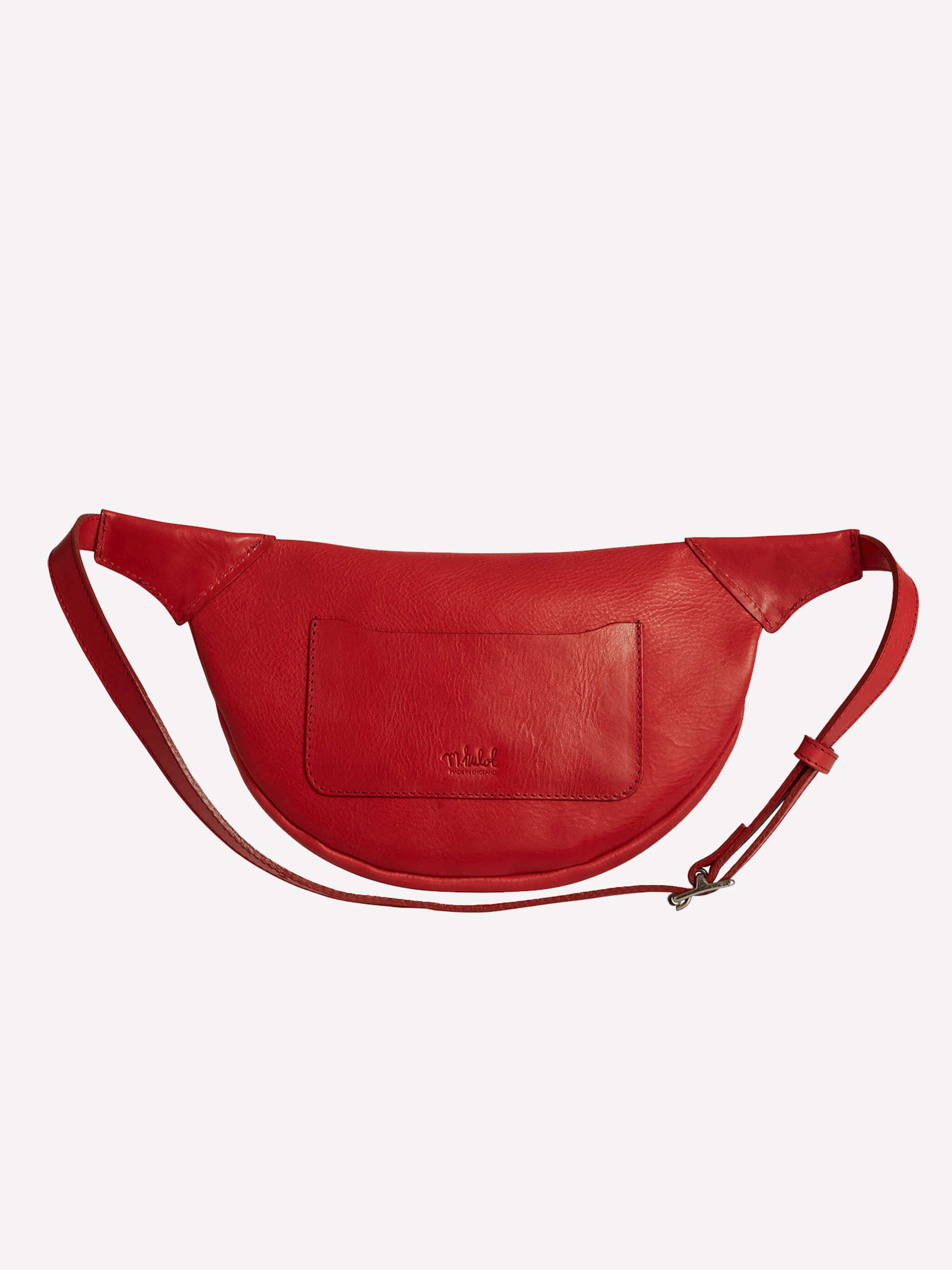 Loe Leather Bum Bag - Red