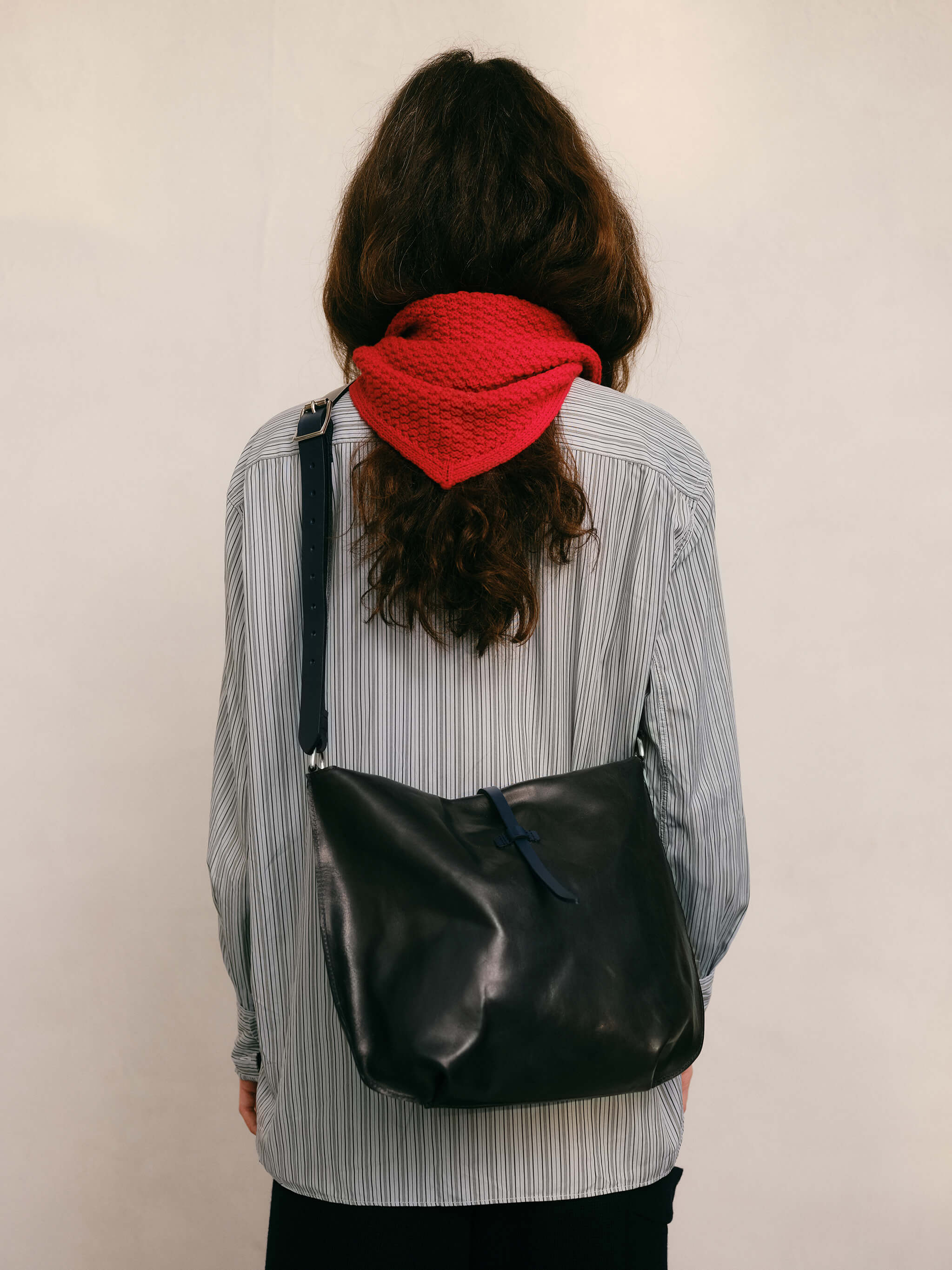 Elwin Lambswool Neckerchief - Red