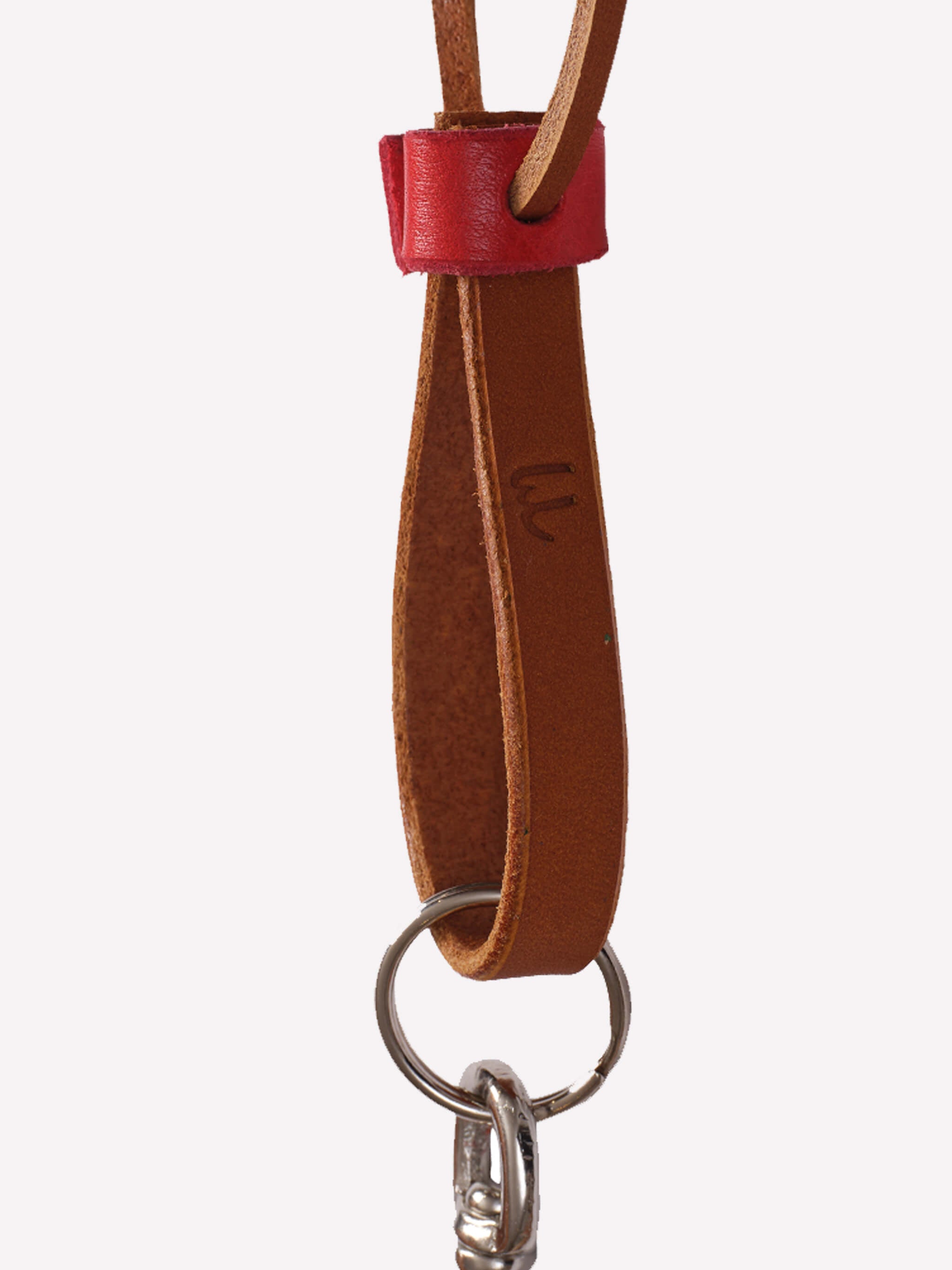 Mishk Lanyard - Tan/Red