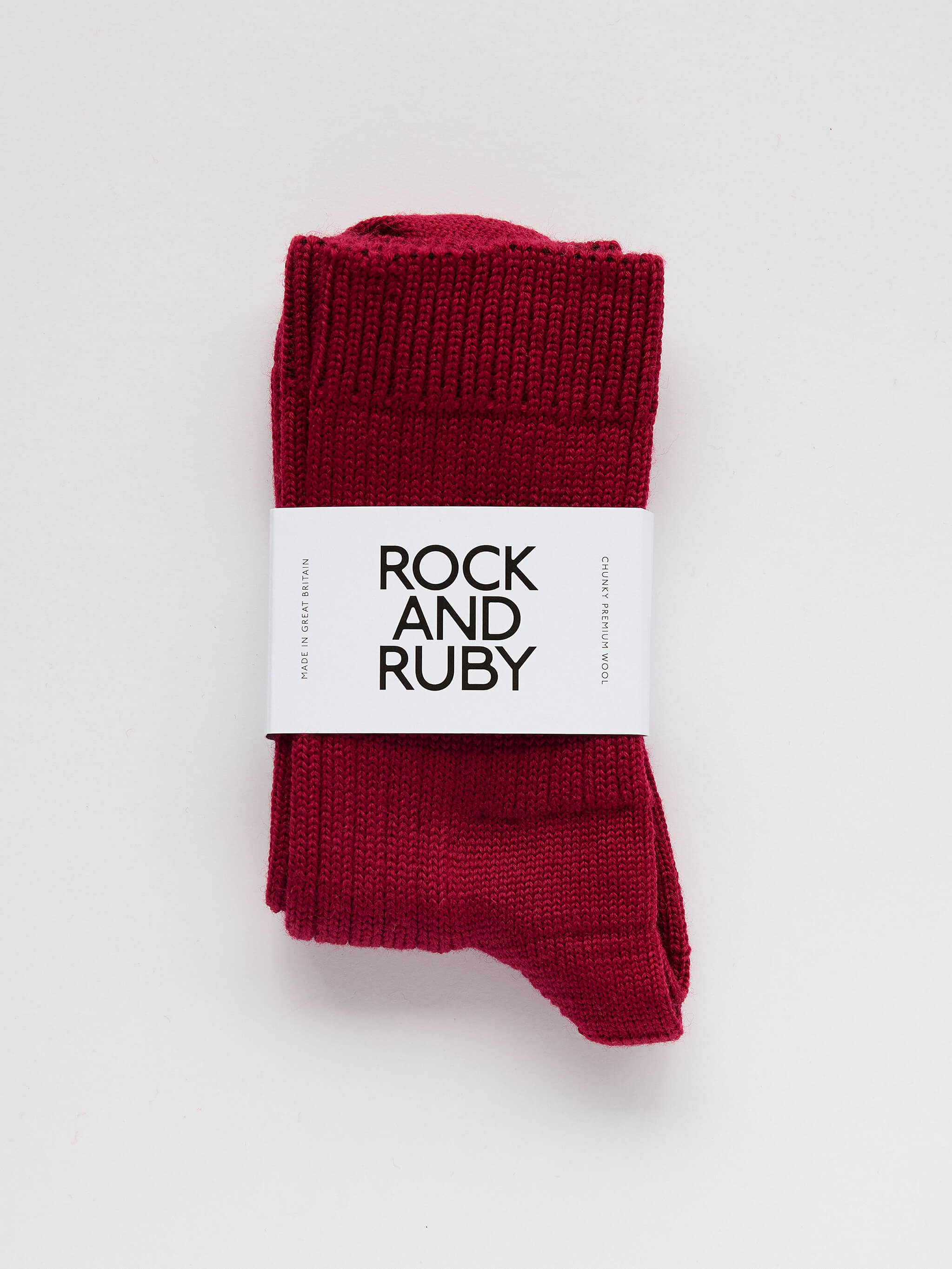Rock and Ruby Betsy Socks - Burgundy