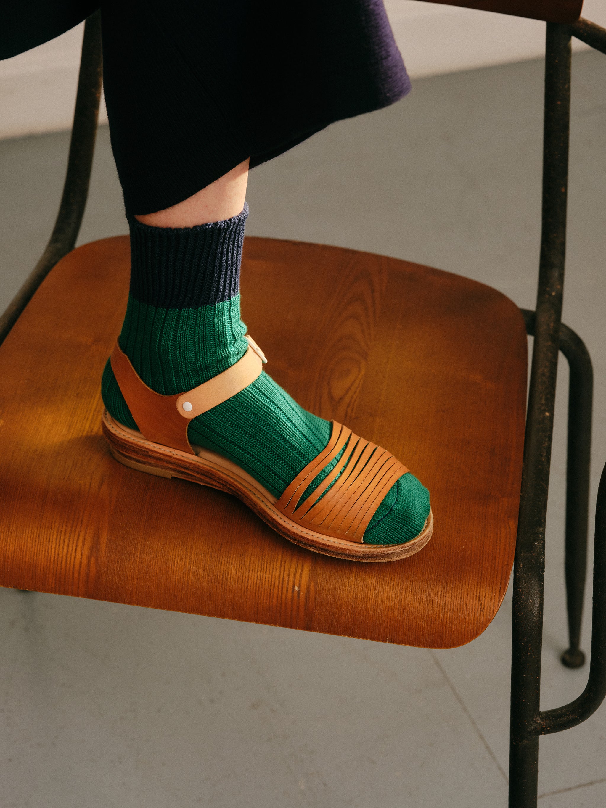 Rock and Ruby Wyona Socks - Forest Indigo