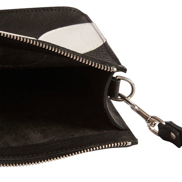 Ark Spot Cross Body Bag - Black and White
