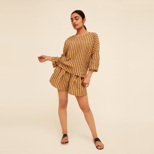 Parkers Striped Batwing - Cinnamon