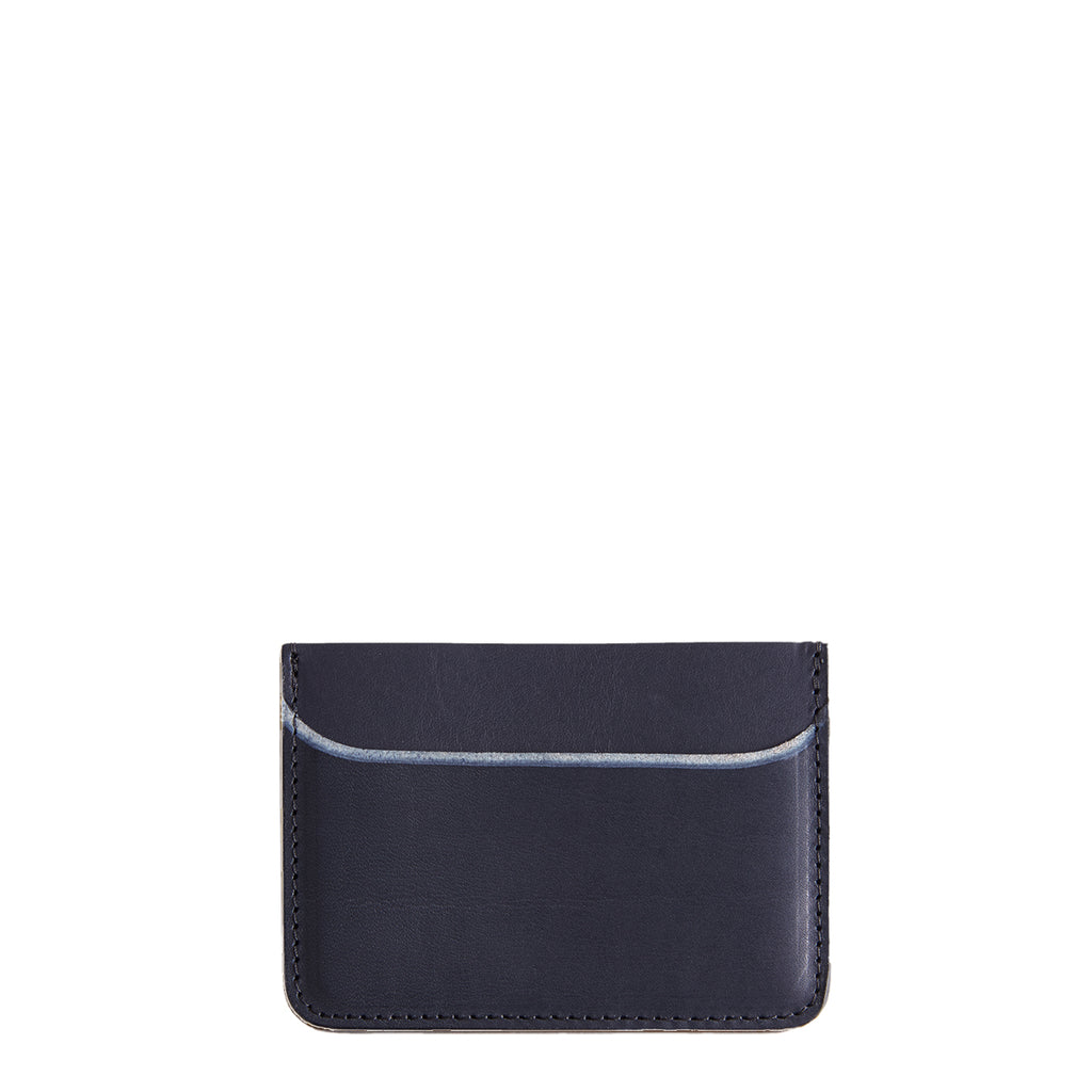 Socon Crafted Leather Cardholder - Navy
